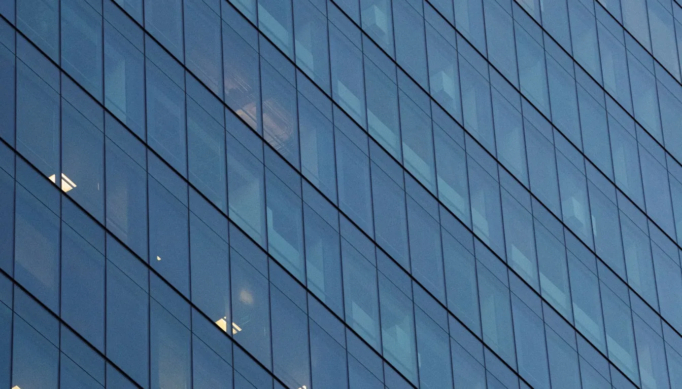 Building management display showing facility controls